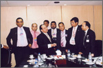 Kaysor Ahmed with Iftikhar Ahmed Choudhury (Foreign Affairs Advisor)