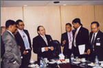 Mr Hamed with Iftikhar Ahmed Choudhury (Foreign Affairs Advisor)