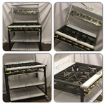 Collage of 5 Burner Cooker