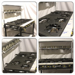 Collage of 6 Burner Cooker (Solid)