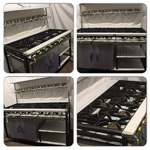 Collage of 9 Burner Cooker