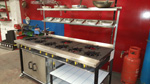 9 Burner Solid Top Cooker