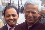 Kaysor Ahmed with Dr. Muhammad Yunus (Nobel Peace Prize 2006 Winner)