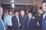 Kaysor Ahmed with George Galloway