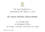 Her Majesty Garden Invite