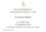 Her Majesty Garden Invite