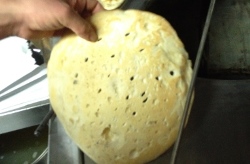 Cooking Naan Bread